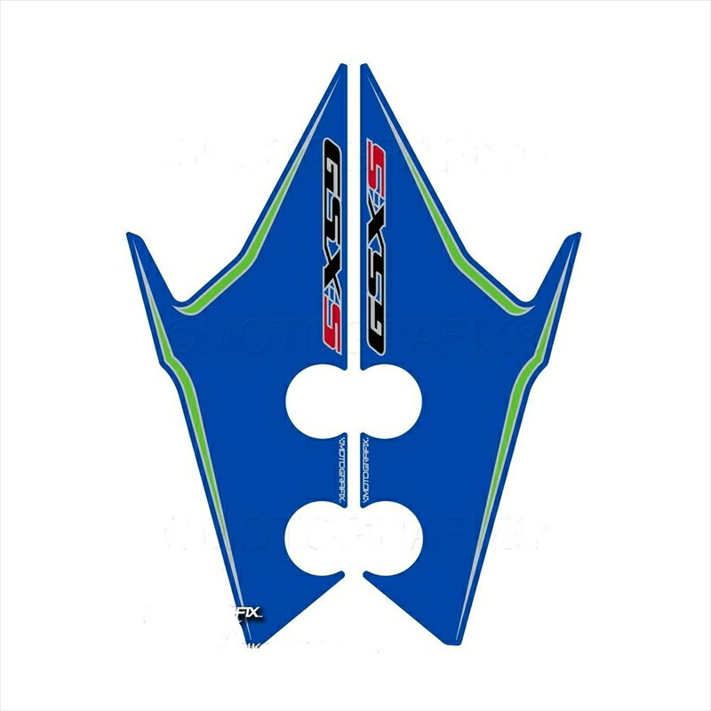 バイクパーツ アクセサリー モトグラフィックス フロントフェンダーキット BLU/RED MT-SFF002B 4580041241007 GSX-S1000/F 15-19