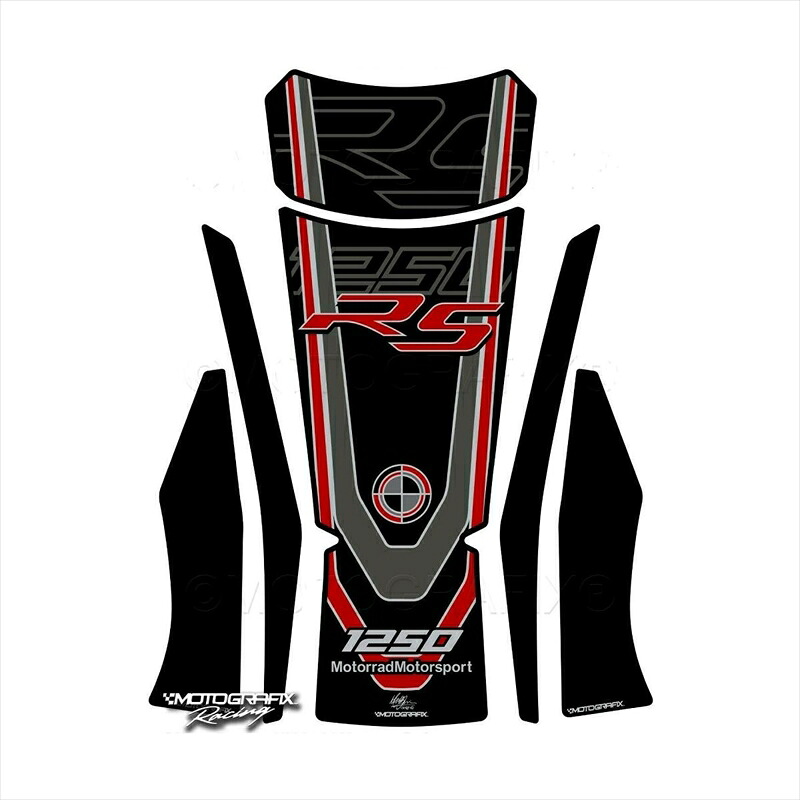 バイクパーツ 外装 モトグラフィックス タンクパッド BLK/GRY MT-TB044KR 4580041241373 BMW R1250RS 19-20