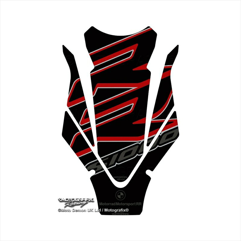 バイクパーツ 外装 モトグラフィックス タンクパッド BLK/GRY MT-TB043KRK 4580041243766 BMW S1000RR 19-21
