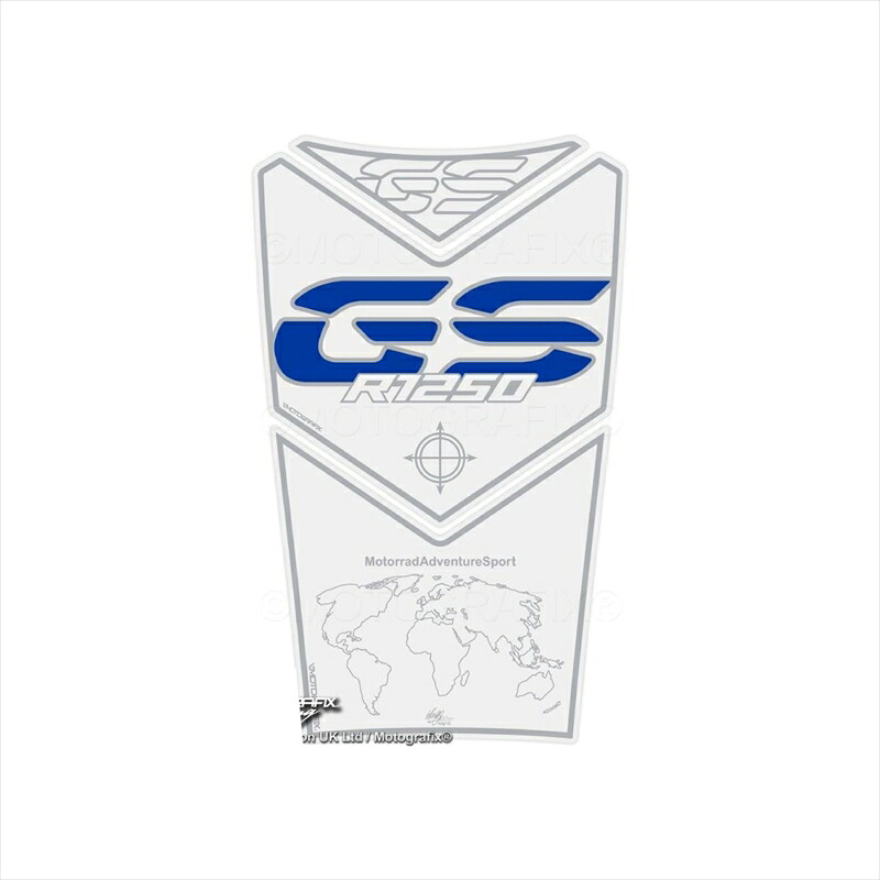 バイクパーツ 外装 モトグラフィックス タンクパッド WHT/BLU MT-TB051WB 4580041244701 BMW R1250GS Adventure 20-21