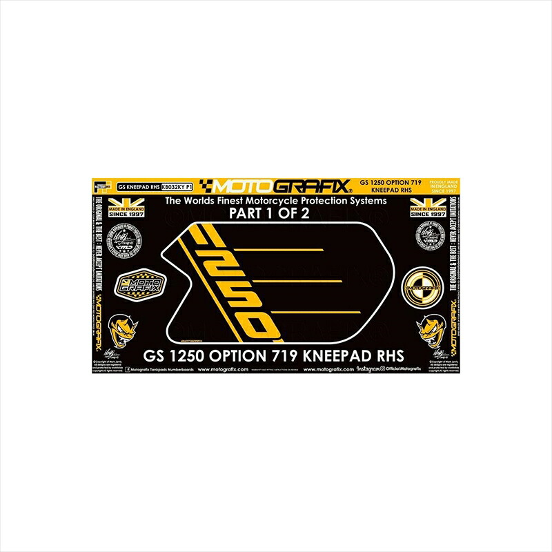 バイクパーツ アクセサリーモトグラフィックス ボディパッド KNEE 右側 MT-KB032KY-P1 4580041244879R1250GS Adventure 21-｜バイク用品はとやグループ2号店