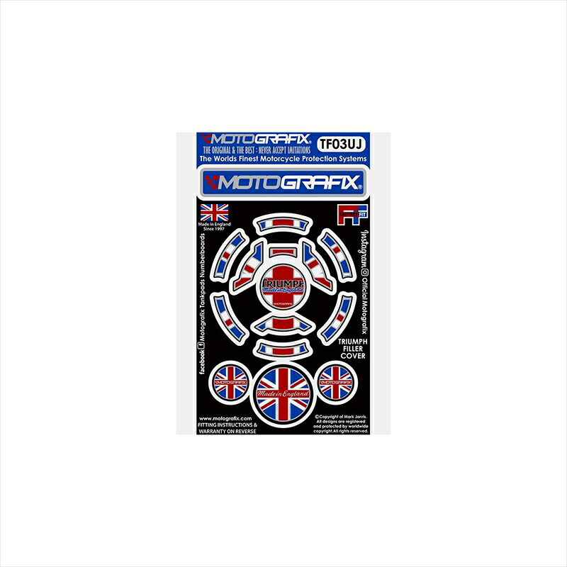 バイクパーツ アクセサリー モトグラフィックス FUELCAP KIT MT-TF03UJ 4580041226912 Tiger/Explorer/765 18-