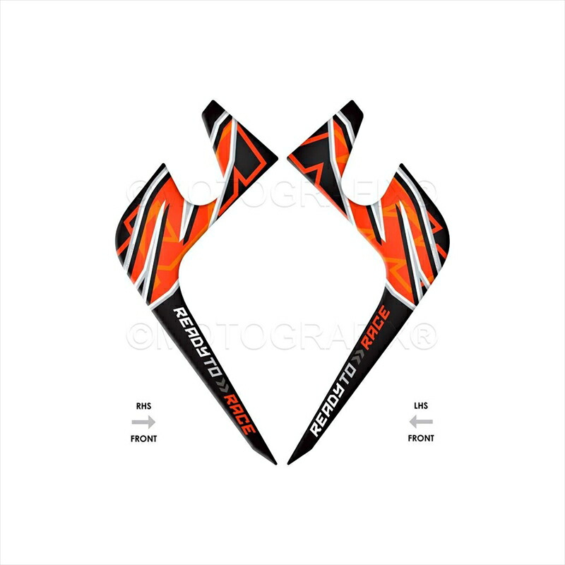 バイクパーツ アクセサリー モトグラフィックス Number Board Decal Protector MT-NKTM04O 4580779601197 1290Super Adventure/S(21-23)