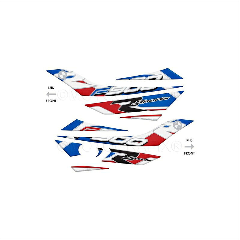 バイクパーツ アクセサリー モトグラフィックス REAR BODY PAD MT-RB019WBR 4580779603511 F900R(20-24)