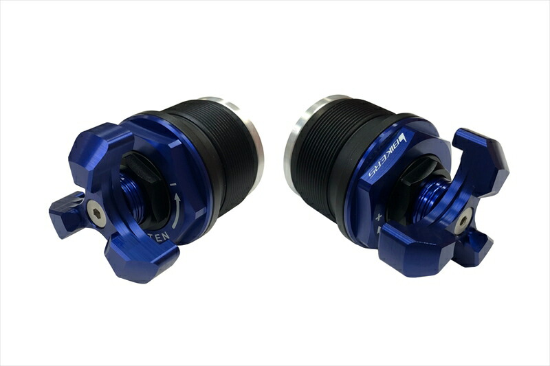 バイクパーツ BIKERS(バイカーズ) フロントフォークアジャスター ブルー H0311-BLU 4549950836780