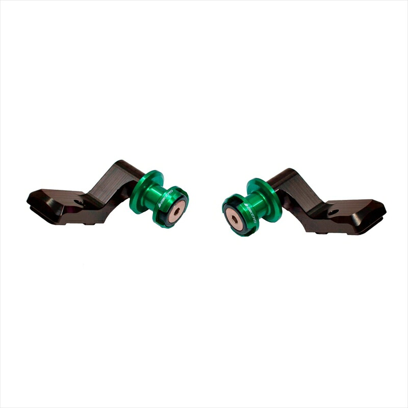 バイクパーツ バイカーズ チェーンアジャスターキャップ グリーンH0417-GRN 4550255264147GROM 13-21｜バイク用品はとやグループ2号店
