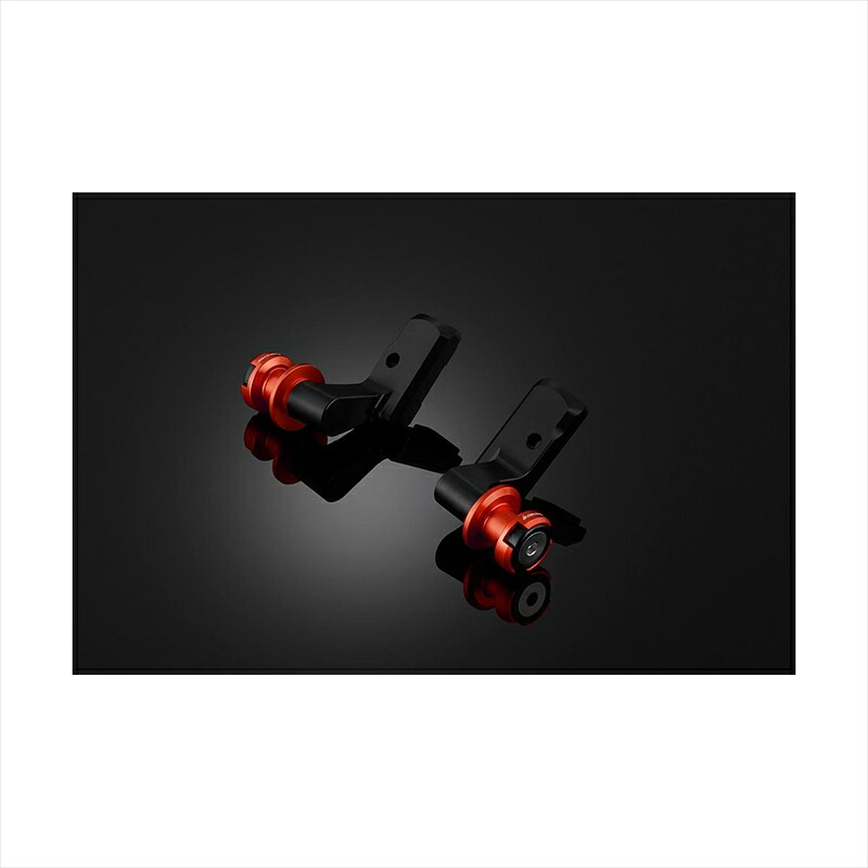 バイクパーツ バイカーズ チェーンアジャスターキャップ オレンジH0417-ORG 4550255264185GROM 13-21｜バイク用品はとやグループ2号店