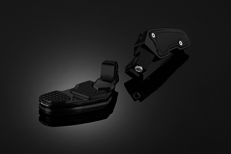バイクパーツBIKERS(バイカーズ) タンデムステップ ブラックH0535-BLK-BLK4550255452940|バイク用品はとやグループ2号店