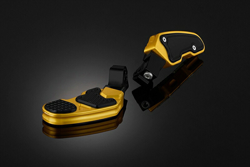 バイクパーツ BIKERS(バイカーズ) タンデムステップ ライトゴールド H0535-LGD-BLK 4550255452988