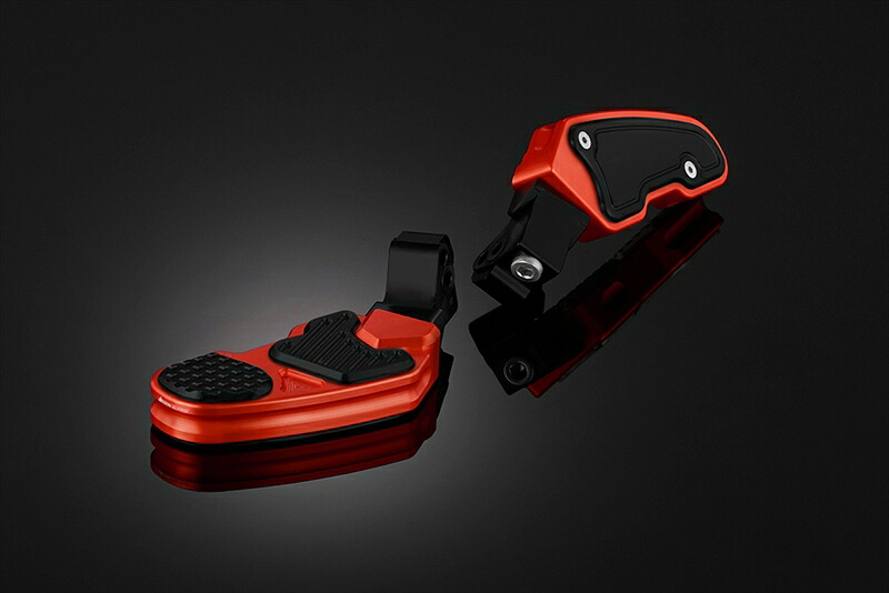 バイクパーツ BIKERS(バイカーズ) タンデムステップ オレンジ H0535-ORG-BLK 4550255453008