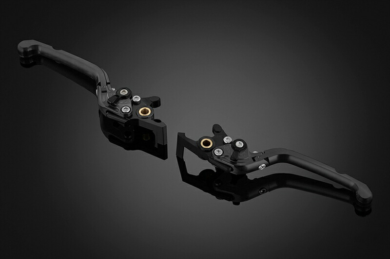 バイクパーツ BIKERS(バイカーズ) レバーセット 可倒式 プレミアムタイプ グレー H0731-GRY 4550255562656