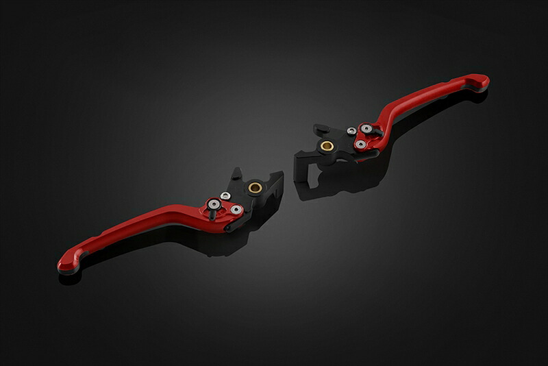 バイクパーツ BIKERS(バイカーズ) レバーセット プレミアムタイプ レッド H0919-RED 4550255609771