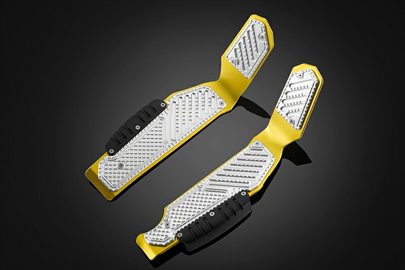 バイクパーツBIKERS(バイカーズ) フットプレート ライトゴールド/シルバーH0927-LGD-SLV4550255610067|バイク用品はとやグループ2号店