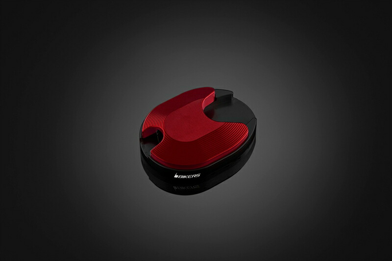 バイクパーツ BIKERS(バイカーズ) サイドスタンドフラットフット レッド H0869-RED 4550255991821