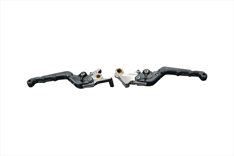バイクパーツ BIKERS(バイカーズ) レバーセット 可倒式 カーブタイプ グレー H0989-GRY 4550255626280