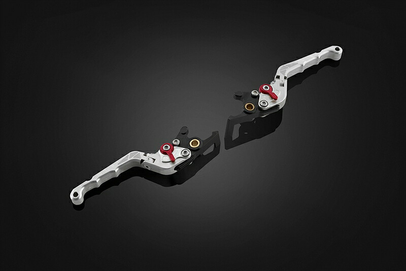 バイクパーツBIKERS(バイカーズ) レバーセット 可倒式 カーブタイプ シルバーH1022-SLV4550255816155｜バイク用品はとやグループ2号店