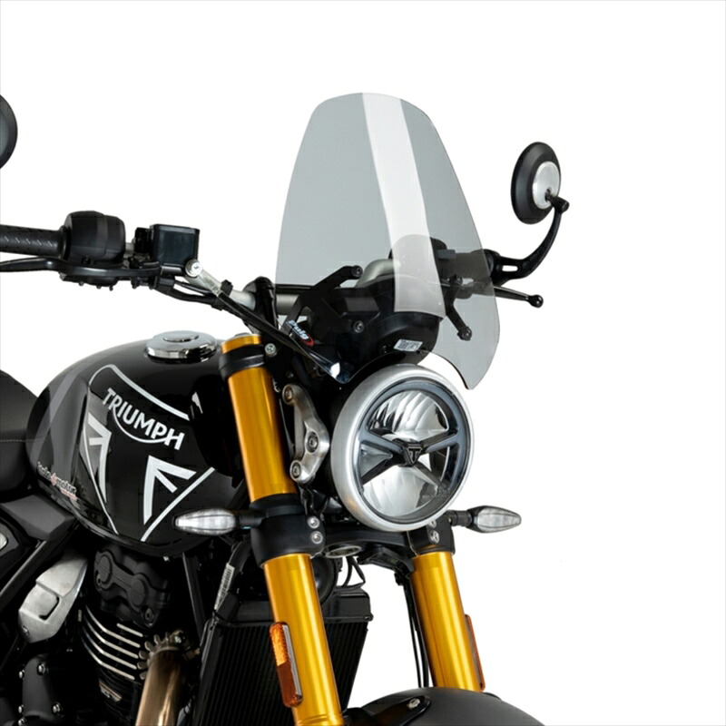 バイクパーツ 外装 プーチ ニュージェネレーションNKスクリーンSPORT スモーク TRIUMPH SCRAMBLER 400X 24-/SPEED400 24- 21933H 4571414855037
