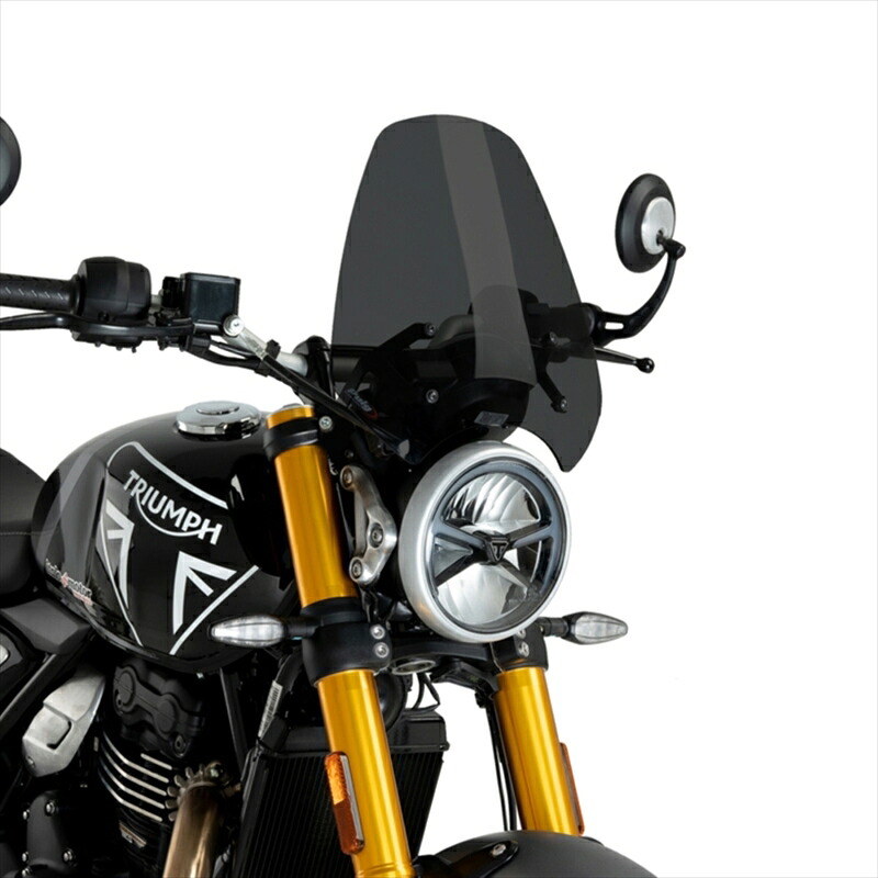 バイクパーツ 外装 プーチ ニュージェネレーションNKスクリーンSPORT ダークスモーク TRIUMPH SCRAMBLER 400X 24-/SPEED400 24- 21933F 4571414855044