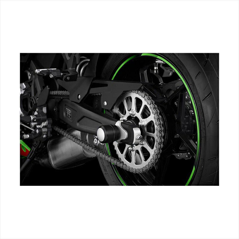 バイクパーツBIKERS(バイカーズ) チェーンアジャスターキャップ 2個 シルバー K0392-SLV4550255581756Ninja650/Z650 17-25|バイク用品はとやグループ2号店