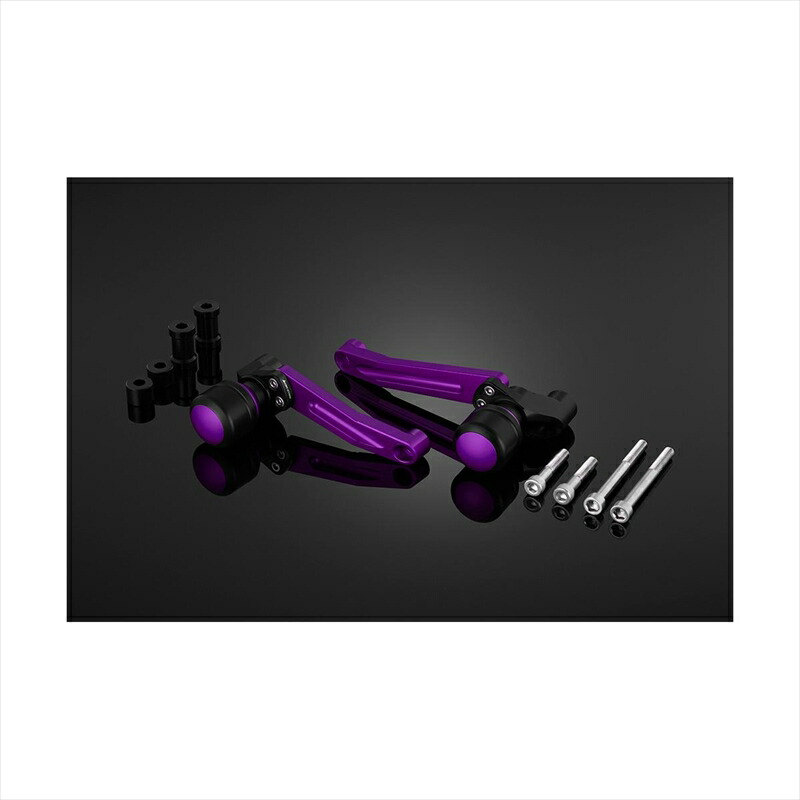 バイクパーツ 外装 バイカーズ フレームガード 左右 パープル K0398-PUR 4550255592424 Z900 18-24