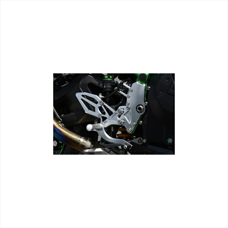 バイクパーツWOODSTOCK(ウッドストック) バックステップキット オールSLV WBS-K44-SL4550255600518Z H2/Z H2 SE｜バイク用品はとやグループ2号店