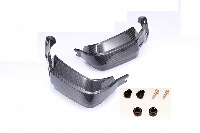 バイクパーツ スピードラ ハンドガード　左右セット　ドライカーボン 仕様:綾織り艶ありCHD0314TG 4580556226032｜バイク用品はとやグループ2号店