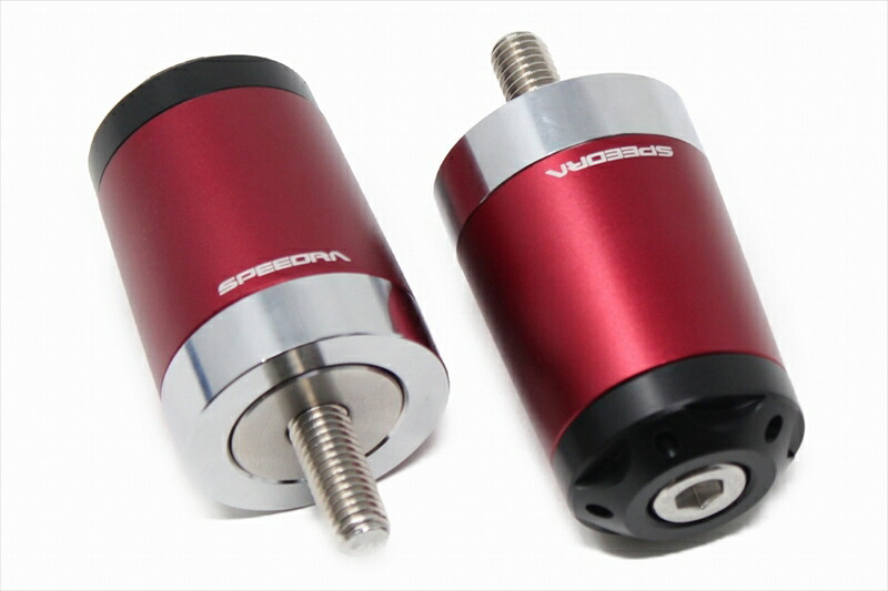 バイクパーツ スピードラ ヘビーウェイトハンドルバーエンドスライダー MT-09 24- カラー:マットレッド ABEYL06MRD 4580556227190