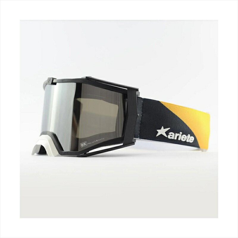 バイクパーツ ARIETE(アリート) 8K TOP DESERT ゴーグル 14960-T073 4550646163967 フレーム：ブラック/レンズ：スモークミラー/ストラップ：イエロー 11,095円