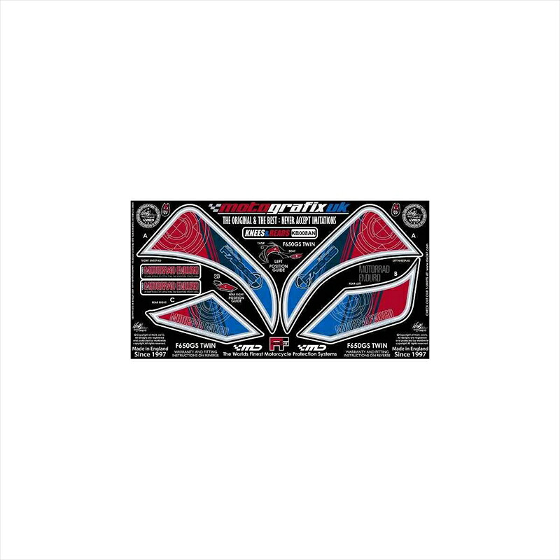 バイクパーツ アクセサリー モトグラフィックス ボディパッド REAR/KNEE MT-KB008AN 4580041201889 F650GS TWIN 08-