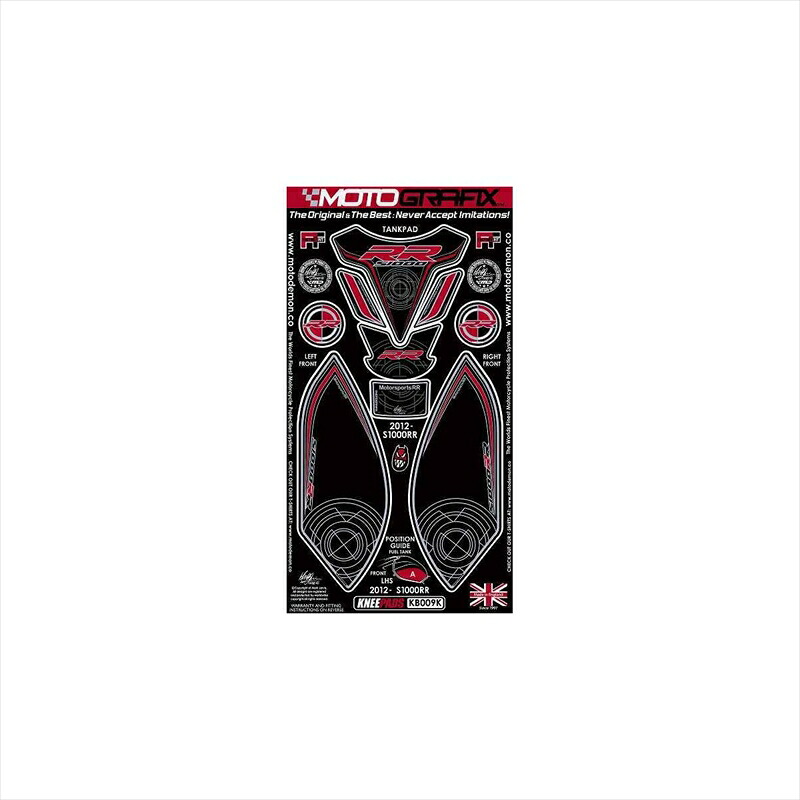 バイクパーツ アクセサリー モトグラフィックス ボディパッド KNEE MT-KB009K 4580041201919 S1000RR 12-14