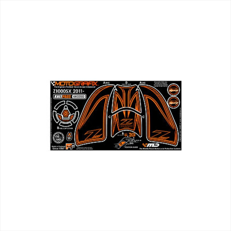バイクパーツ アクセサリー モトグラフィックス ボディパッド KNEE MT-KK020KO 4580041202886 Ninja1000/Z1000SX 11-