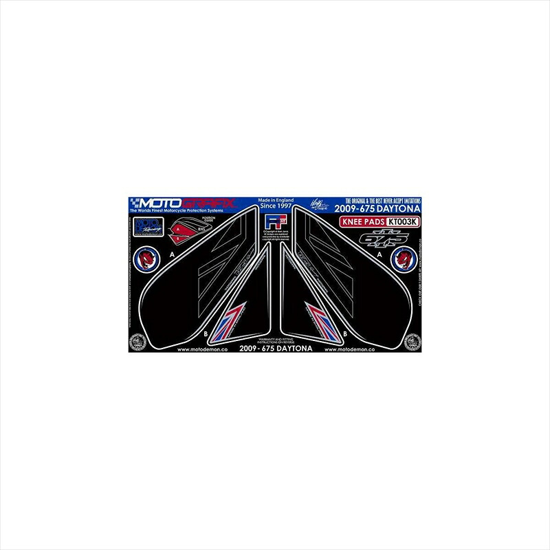 バイクパーツ アクセサリーモトグラフィックス ボディパッド KNEEMT-KT003K 4580041203012DAYTONA675(09-12)｜バイク用品はとやグループ2号店 11,708円