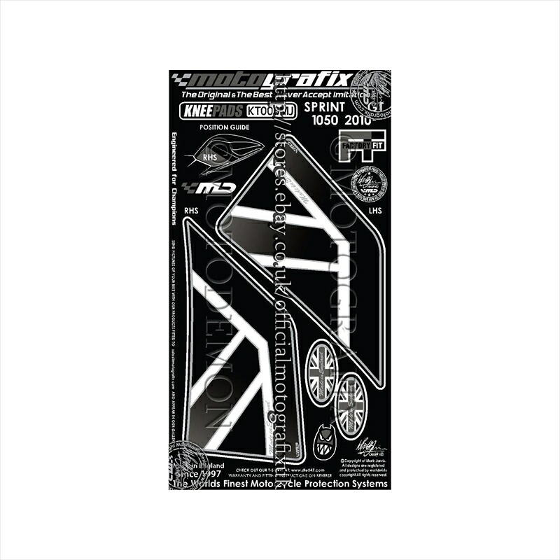 バイクパーツ アクセサリー モトグラフィックス ボディパッド KNEE MT-KT006MJ 4580041203104 SPRINT ST/GT
