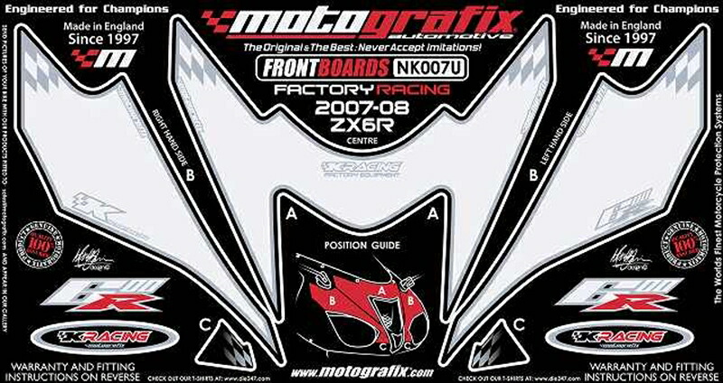 バイクパーツ MOTO GRAFIX(モトグラフィックス) ボディパッド FRONT MT-NK007U 4580041205238
