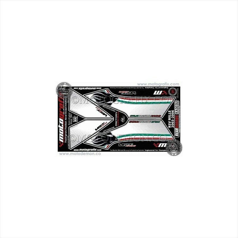 バイクパーツ アクセサリー モトグラフィックス ボディパッド REAR MT-RA003U 4580041207379 RSV1000R/FACTORY 03-06