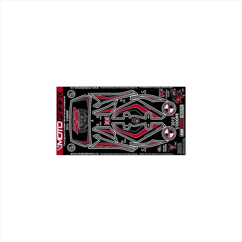 バイクパーツ アクセサリー モトグラフィックス ボディパッド REAR MT-RB009K 4580041207577 S1000RR 12-14