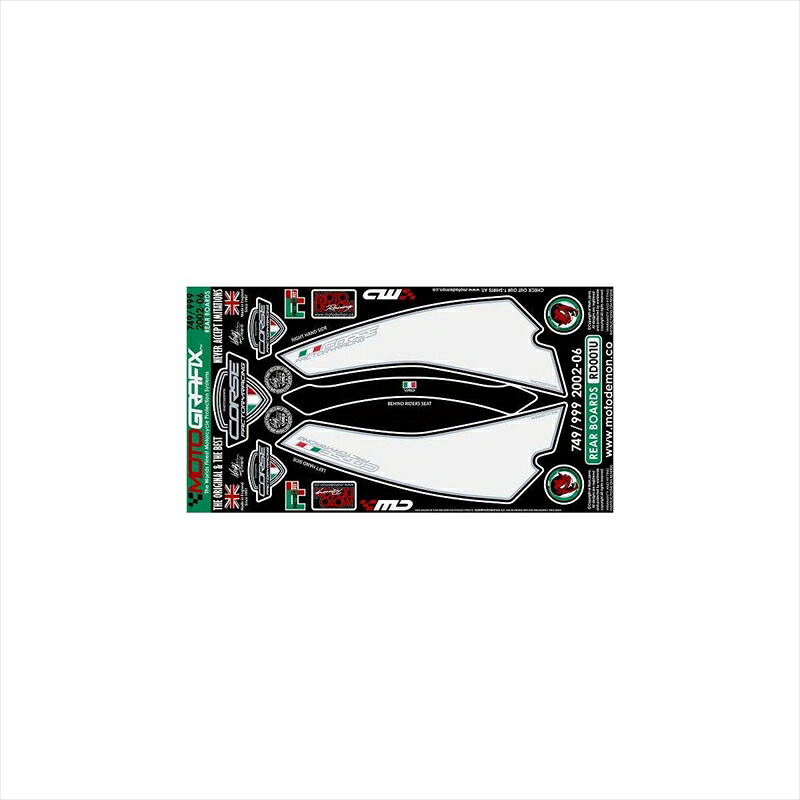 バイクパーツ アクセサリー モトグラフィックス ボディパッド REAR MT-RD001U 4580041207911 749/999 02-04