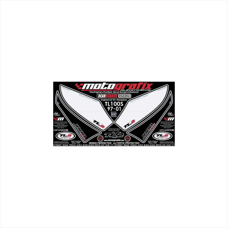バイクパーツ アクセサリーモトグラフィックス ボディパッド REAR MT-RS020U 4580041209205TL1000S 97-01｜バイク用品はとやグループ2号店