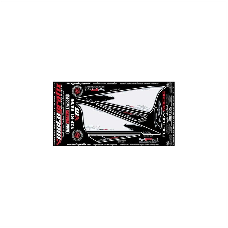 バイクパーツ アクセサリーモトグラフィックス ボディパッド REAR MT-RY003U 4580041209502YZF-R1 98/99｜バイク用品はとやグループ2号店 12,024円