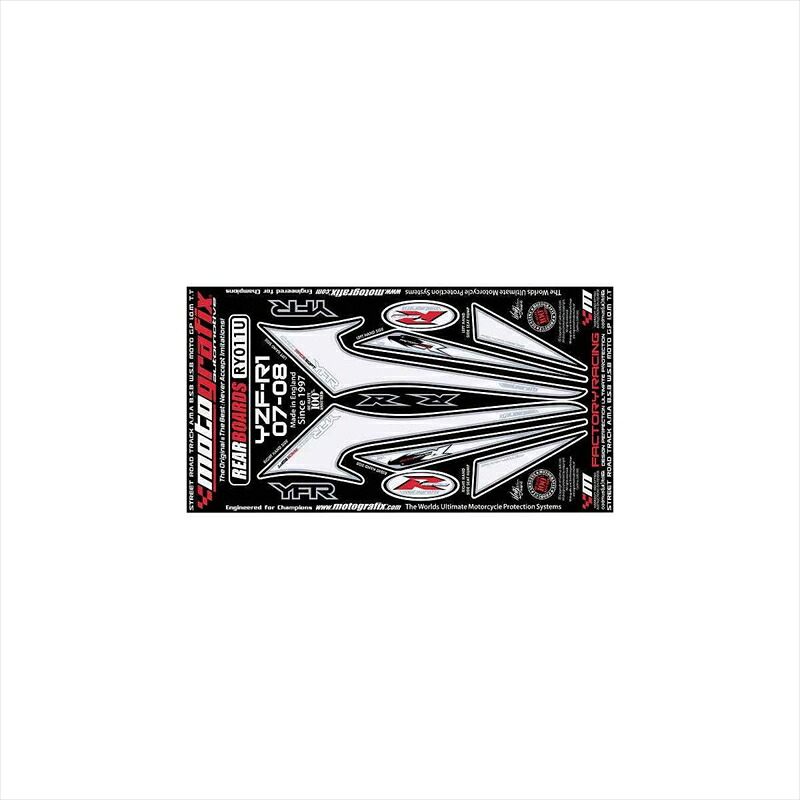 バイクパーツ アクセサリー モトグラフィックス ボディパッド REAR MT-RY011U 4580041209564 YZF-R1 07/08