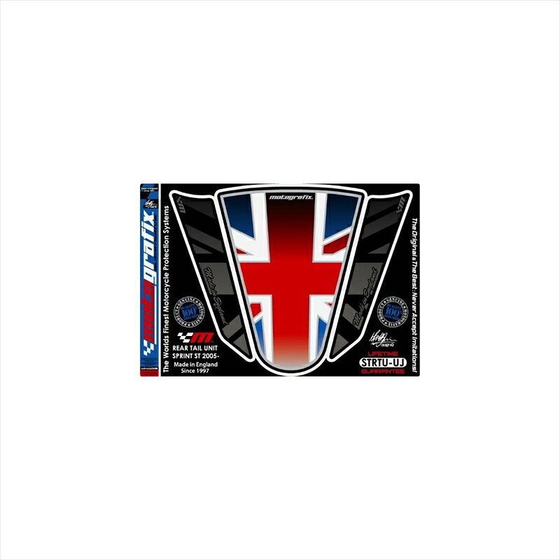 バイクパーツ アクセサリーモトグラフィックス ボディパッド Rear Tail UnitMT-STRTUUJ 4580041210843Triumph Sprint ST Union Jack｜バイク用品はとやグループ2号店 8,289円