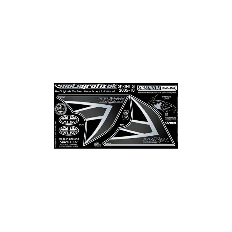 バイクパーツ アクセサリー モトグラフィックス ボディパッド SIDE COWL MT-TSS004MJ 4580041219372 SPRINT ST 05-09