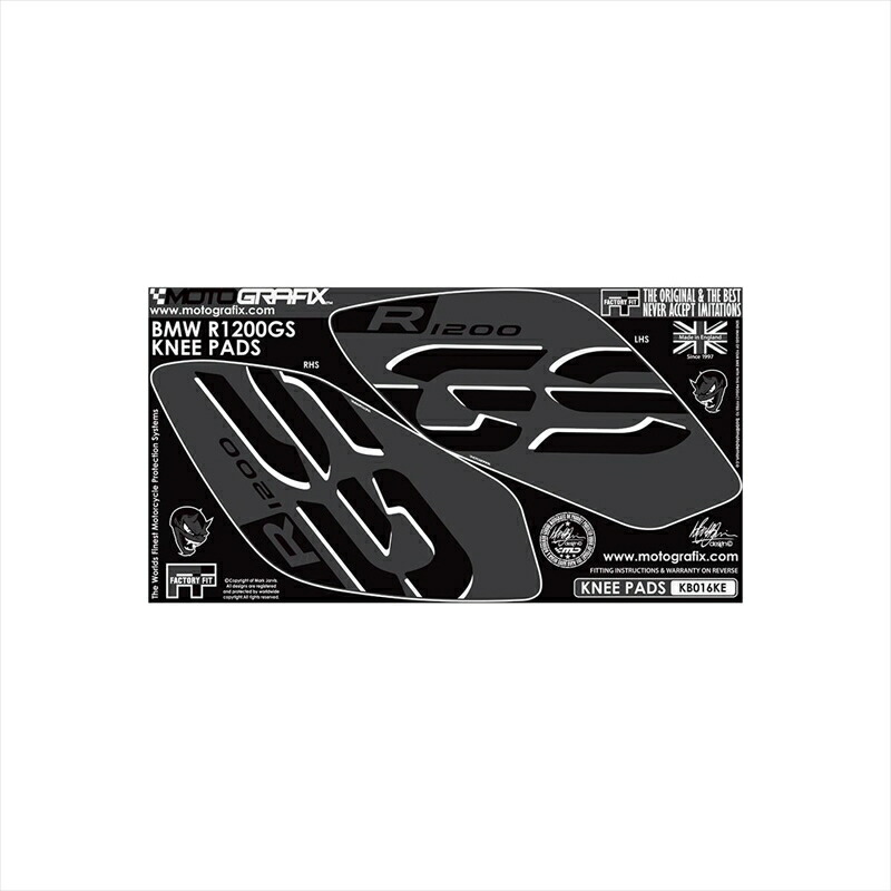 バイクパーツ アクセサリー モトグラフィックス ボディパッド KNEE BLK/GRY MT-KB016KE 4580041225724 R1200GS 17-18 11,408円