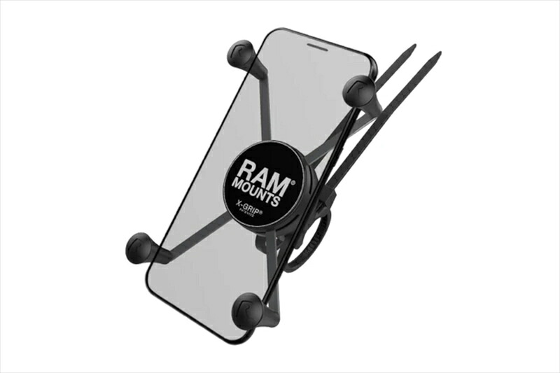 バイクパーツ RAM MOUNTS(ラムマウント) Xグリップ M ＆EZ-On/Offマウントセット φ12.7-42.6mm対応 RAP-274-1-UN10 4550646185921