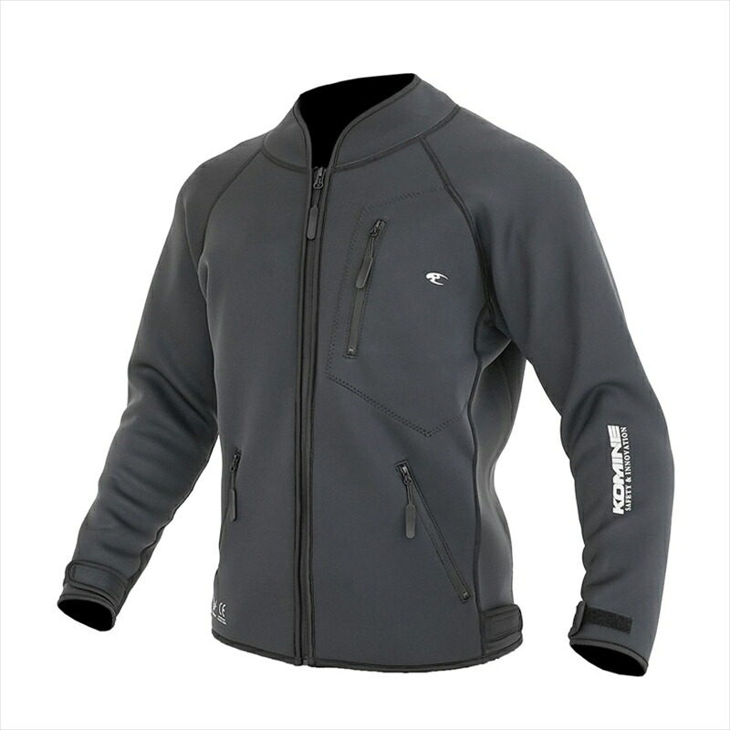 【5日前後で発送】バイクパーツ ウェア コミネ JK-631 ENIGMA L WETSUIT JKT BLK XL 07-631 4582611239209