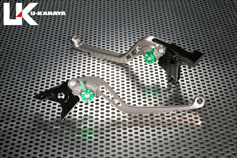 バイクパーツU-KANAYA(ユーカナヤ) レバーセット STD/ロング TI/BLKA002-011-01064548916579044｜バイク用品はとやグループ2号店