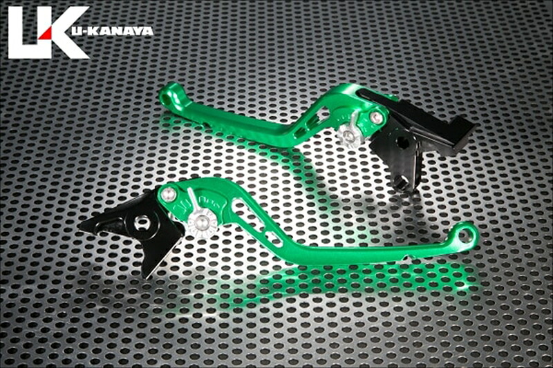 バイクパーツU-KANAYA(ユーカナヤ) レバーセット STD/ロング GN/RD HO010-010-01074548916478316｜バイク用品はとやグループ2号店