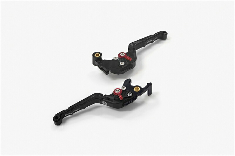 バイクパーツ BIKERS(バイカーズ) レバーセット 可倒式 カーブタイプ ブラック Y0539-BLK 4550646186904