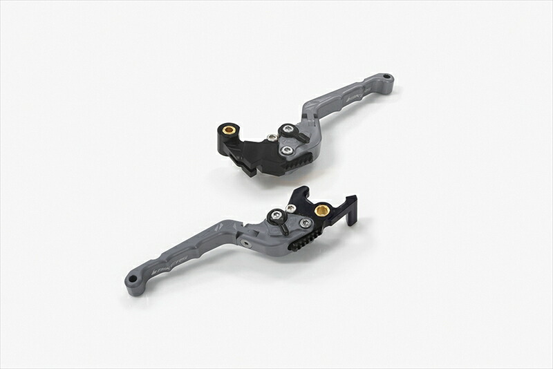 バイクパーツ BIKERS(バイカーズ) レバーセット 可倒式 カーブタイプ グレー Y0539-GRY 4550646186935