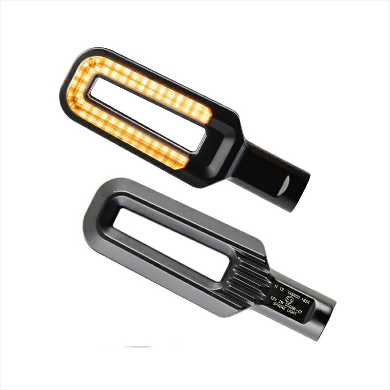 バイクパーツ 電装系 スフィアライト LEDウインカー スクエアシグナル SSQWK-01 4562480907072 2個セット M8